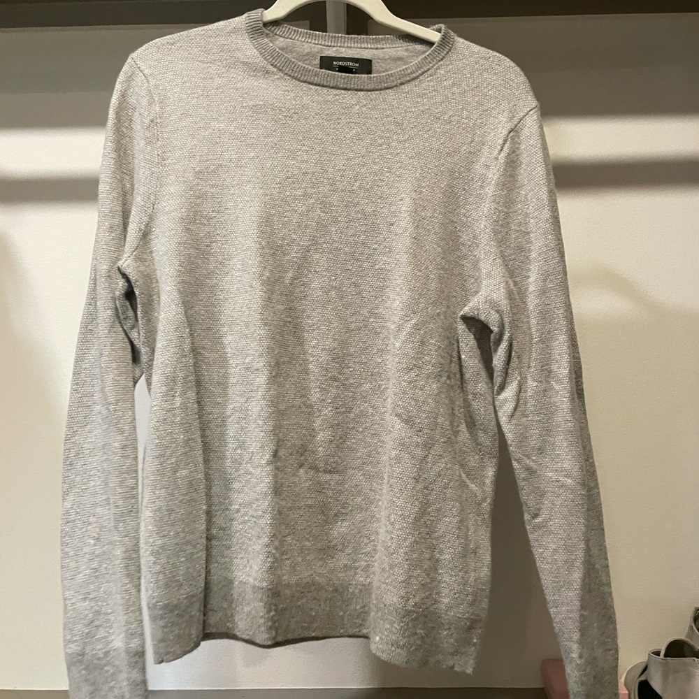 Nordstrom men’s shop crew neck grey sweater top